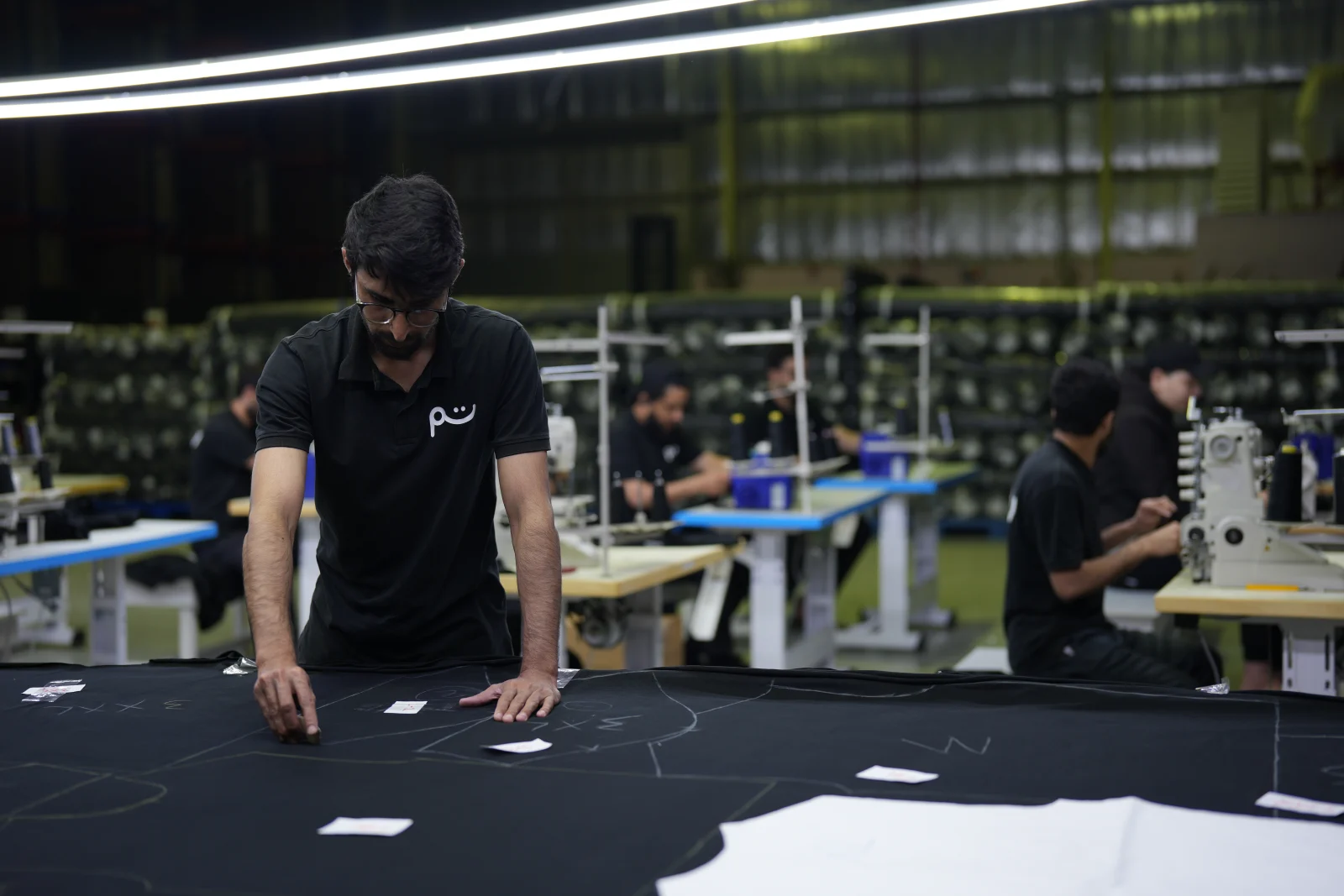 We design and cut the fabric in house